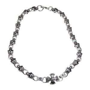 Inox Polished Stainless Steel Skull Link Chain
